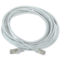 Патч-корд FTP 4 пары, Кат.5е, 2хRJ45, 10м, серый, PVC, GENERICA PC01-C5EF-10M-G