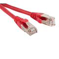 Патч-корд FTP 4 пары, Кат.6, 2хRJ45, 0,5м, красный, LSZH, Hyperline PC-LPM-STP-RJ45-RJ45-C6-0.5M-LSZH-RD