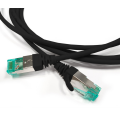 Патч-корд S/FTP 4 пары, Кат.6а, 2хRJ45, 3м, черный, LSZH, Hyperline PC-LPT-SFTP-RJ45-RJ45-C6a-3M-LSZH-BK