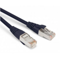 Патч-корд SF/UTP 4 пары, Кат.5е, 2хRJ45, 9м, черный, LSZH, Hyperline PC-LPM-SFTP-RJ45-RJ45-C5e-9M-LSZH-BK