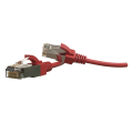 Патч-корд S/FTP 4 пары, Кат.6, 2хRJ45, 5м, красный, LSZH, Hyperline PC-LPT-SFTP-RJ45-RJ45-C6-5M-LSZH-RD