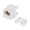 Вставка Keystone Jack RJ-45(8р8с), Кат.6A, Dual IDC, Cabeus KJ-RJ45-Cat.6A-180 Degree 