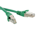 Патч-корд SF/UTP 4 пары, Кат.5е, 2хRJ45, 10м, зеленый, LSZH, Hyperline PC-LPM-SFTP-RJ45-RJ45-C5e-10M-LSZH-GN