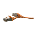 Патч-корд S/FTP 4 пары, Кат.6, 2хRJ45, 2м, оранжевый, LSZH, Hyperline PC-LPT-SFTP-RJ45-RJ45-C6-2M-LSZH-OR