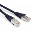 Патч-корд SF/UTP 4 пары, Кат.6, 2хRJ45, 3м, черный, LSZH, Hyperline PC-LPM-SFTP-RJ45-RJ45-C6-3M-LSZH-BK