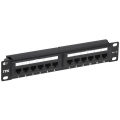 Патч-панель 1U, 10'', 12хRJ45, UTP, кат.5е, Dual, ITK PP12-1UC5EU-D05-10