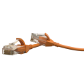 Патч-корд UTP 4 пары, Кат.6, 2хRJ45, 1,5м, оранжевый, LSZH, Hyperline PC-LPT-UTP-RJ45-RJ45-C6-1.5M-LSZH-OR