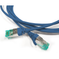 Патч-корд S/FTP 4 пары, Кат.6а, 2хRJ45, 1м, синий, LSZH, Hyperline PC-LPT-SFTP-RJ45-RJ45-C6a-1M-LSZH-BL