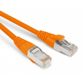 Патч-корд SF/UTP 4 пары, Кат.5е, 2хRJ45, 7м, оранжевый, LSZH, Hyperline PC-LPM-SFTP-RJ45-RJ45-C5e-7M-LSZH-OR