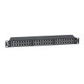 Патч-панель 1U, 19'', 48хRJ45, FTP, кат.5е, Dual IDC, выс.плот., Cabeus PLHD-48-Cat.5e-SH-Dual IDC-1U