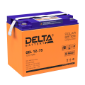 Батарея аккумуляторная DELTA GEL 12-75, (12В, 75Ач)