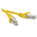 Патч-корд SF/UTP 4 пары, Кат.5е, 2хRJ45, 8м, желтый, LSZH, Hyperline PC-LPM-SFTP-RJ45-RJ45-C5e-8M-LSZH-YL