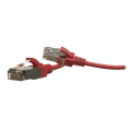 Патч-корд S/FTP 4 пары, Кат.6, 2хRJ45, 3м, красный, LSZH, Hyperline PC-LPT-SFTP-RJ45-RJ45-C6-3M-LSZH-RD