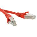 Патч-корд SF/UTP 4 пары, Кат.6, 2хRJ45, 1,5м, красный, LSZH, Hyperline PC-LPM-SFTP-RJ45-RJ45-C6-1.5M-LSZH-RD