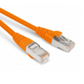 Патч-корд SF/UTP 4 пары, Кат.5е, 2хRJ45, 10м, оранжевый, LSZH, Hyperline PC-LPM-SFTP-RJ45-RJ45-C5e-10M-LSZH-OR