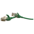 Патч-корд UTP 4 пары, Кат.6, 2хRJ45, 1м, зеленый, LSZH, Hyperline PC-LPT-UTP-RJ45-RJ45-C6-1M-LSZH-GN