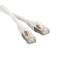 Патч-корд FTP 4 пары, Кат.5e, 2хRJ45, 2м, белый, LSZH, Hyperline PC-LPM-STP-RJ45-RJ45-C5e-2M-LSZH-WH