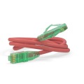 Патч-корд UTP 4 пары, Кат.6а, 2хRJ45, 0,5м, красный, LSZH, Hyperline PC-LPM-UTP-RJ45-RJ45-C6a-0.5M-LSZH-RD