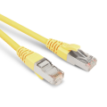 Патч-корд FTP 4 пары, Кат.6, 2хRJ45, 0,5м, желтый, LSZH, Hyperline PC-LPM-STP-RJ45-RJ45-C6-0.5M-LSZH-YL