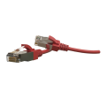 Патч-корд S/FTP 4 пары, Кат.6, 2хRJ45, 1м, красный, LSZH, Hyperline PC-LPT-SFTP-RJ45-RJ45-C6-1M-LSZH-RD