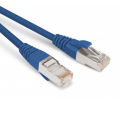 Патч-корд SF/UTP 4 пары, Кат.6, 2хRJ45, 1,5м, синий, LSZH, Hyperline PC-LPM-SFTP-RJ45-RJ45-C6-1.5M-LSZH-BL