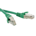 Патч-корд SF/UTP 4 пары, Кат.5е, 2хRJ45, 20м, зеленый, LSZH, Hyperline PC-LPM-SFTP-RJ45-RJ45-C5e-20M-LSZH-GN