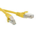 Патч-корд SF/UTP 4 пары, Кат.6, 2хRJ45, 0,5м, желтый, LSZH, Hyperline PC-LPM-SFTP-RJ45-RJ45-C6-0.5M-LSZH-YL