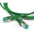 Патч-корд S/FTP 4 пары, Кат.6а, 2хRJ45, 3м, зеленый, LSZH, Hyperline PC-LPT-SFTP-RJ45-RJ45-C6a-3M-LSZH-GN