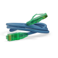 Патч-корд UTP 4 пары, Кат.6а, 2хRJ45, 0,5м, синий, LSZH, Hyperline PC-LPM-UTP-RJ45-RJ45-C6a-0.5M-LSZH-BL