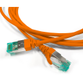 Патч-корд S/FTP 4 пары, Кат.6а, 2хRJ45, 3м, оранжевый, LSZH, Hyperline PC-LPT-SFTP-RJ45-RJ45-C6a-3M-LSZH-OR