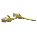 Патч-корд UTP 4 пары, Кат.6, 2хRJ45, 3м, желтый, LSZH, Hyperline PC-LPT-UTP-RJ45-RJ45-C6-3M-LSZH-YL