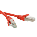 Патч-корд SF/UTP 4 пары, Кат.5е, 2хRJ45, 0,5м, красный, LSZH, Hyperline PC-LPM-SFTP-RJ45-RJ45-C5e-0.5M-LSZH-RD