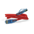 Патч-корд UTP 4 пары, Кат.6, 2хRJ45, 10м, красный, LSZH, Hyperline PC-LPM-UTP-RJ45-RJ45-C6-10M-LSZH-RD