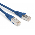 Патч-корд SF/UTP 4 пары, Кат.6, 2хRJ45, 3м, синий, LSZH, Hyperline PC-LPM-SFTP-RJ45-RJ45-C6-3M-LSZH-BL