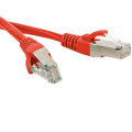 Патч-корд SF/UTP 4 пары, Кат.6, 2хRJ45, 5м, красный, LSZH, Hyperline PC-LPM-SFTP-RJ45-RJ45-C6-5M-LSZH-RD