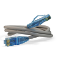 Патч-корд UTP 4 пары, Кат.6, 2хRJ45, 15м, серый, LSZH, Hyperline PC-LPM-UTP-RJ45-RJ45-C6-15M-LSZH-GY