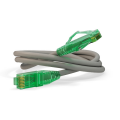 Патч-корд UTP 4 пары, Кат.6а, 2хRJ45, 15м, серый, LSZH, Hyperline PC-LPM-UTP-RJ45-RJ45-C6a-15M-LSZH-GY