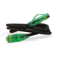 Патч-корд UTP 4 пары, Кат.6а, 2хRJ45, 5м, черный, LSZH, Hyperline PC-LPM-UTP-RJ45-RJ45-C6a-5M-LSZH-BK