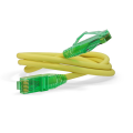 Патч-корд UTP 4 пары, Кат.6а, 2хRJ45, 1м, желтый, LSZH, Hyperline PC-LPM-UTP-RJ45-RJ45-C6a-1M-LSZH-YL