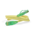 Патч-корд UTP 4 пары, Кат.6а, 2хRJ45, 5м, желтый, LSZH, Hyperline PC-LPM-UTP-RJ45-RJ45-C6a-5M-LSZH-YL