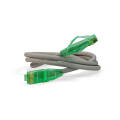 Патч-корд UTP 4 пары, Кат.6а, 2хRJ45, 3м, серый, LSZH, Hyperline PC-LPM-UTP-RJ45-RJ45-C6a-3M-LSZH-GY