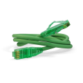 Патч-корд UTP 4 пары, Кат.6а, 2хRJ45, 1м, зеленый, LSZH, Hyperline PC-LPM-UTP-RJ45-RJ45-C6a-1M-LSZH-GN