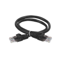 Патч-корд UTP 4 пары, Кат.6, 2хRJ45, 7м, черный, LSZH, ITK PC09-C6UL-7M