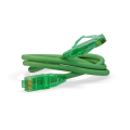 Патч-корд UTP 4 пары, Кат.6а, 2хRJ45, 10м, зеленый, LSZH, Hyperline PC-LPM-UTP-RJ45-RJ45-C6a-10M-LSZH-GN