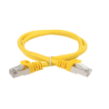 Патч-корд FTP 4 пары, Кат.5e, 2хRJ45, 10м, желтый, PVC, ITK PC05-C5EF-10M