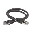 Патч-корд FTP 4 пары, Кат.5e, 2хRJ45, 10м, черный, LSZH, ITK PC09-C5EFL-10M