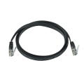 Патч-корд UTP 4 пары, Кат.6, 2хRJ45, 5м, черный, PVC, плоский, ITK PC09-C06U-5M-FL