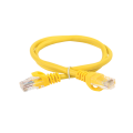 Патч-корд UTP 4 пары, Кат.6, 2хRJ45, 15м, жёлтый, PVC, ITK PC05-C6U-15M