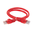 Патч-корд UTP 4 пары, Кат.6, 2хRJ45, 10м, красный, PVC, ITK PC04-C6U-10M