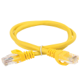 Патч-корд UTP 4 пары, Кат.6, 2хRJ45, 1м, желтый, PVC, ITK PC05-C6U-1M